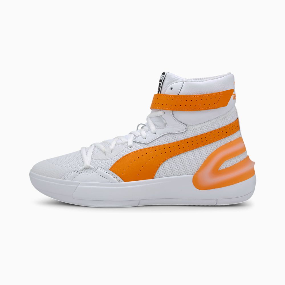 Puma Sky Modern Trevor Project Férfi Kosárlabda Cipő - Fehér/Narancssárga ( Hungary - LBPNH9630 )